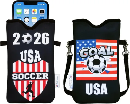 Vista 107 de Tainada Funda Estuche Bolsa de Neopreno para Teléfono para Hombres y Mujeres con Correa Cruzada/Cordón para el Cuello para iPhone 17/16/15 Pro Max