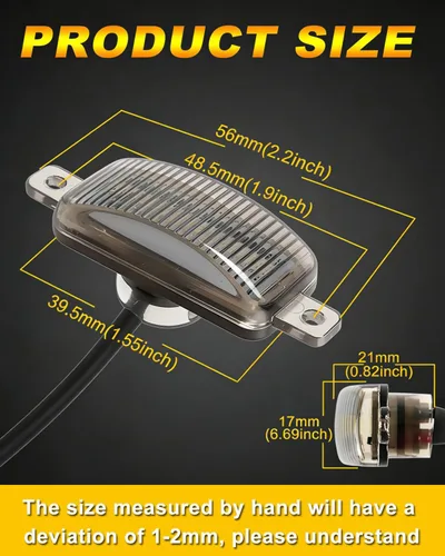 Vista 3 de Luz de rejilla delantera para automóvil, luz ámbar de circulación diurna, luz de advertencia decorativa para Ford Toyota Raptor Jeep, vehículos