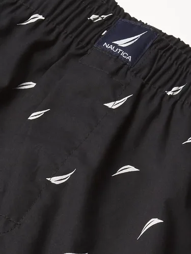 Vista 3 de Nautica Boxer tejido de algodón para hombre, paquete de 3