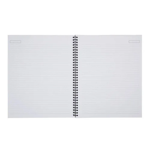 Vista 4 de Office Depot ODUS1402-027 - Cuaderno encuadernado con alambre, 8 7/8 pulgadas x 11 pulgadas, 1 sujeto, rayas estrechas, 160 páginas (80 hojas)