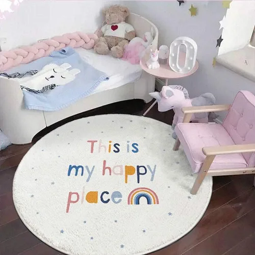 Vista 22 de Poowe ABC Animals - Alfombra de juego para niños, alfombra redonda educativa del alfabeto, suave, antideslizante, para el dormitorio de los niños