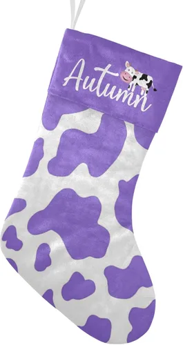 Vista 26 de Calcetines de Navidad con lindo panda verde personalizado con nombre, medias de Navidad personalizadas para la temporada de vacaciones familiares