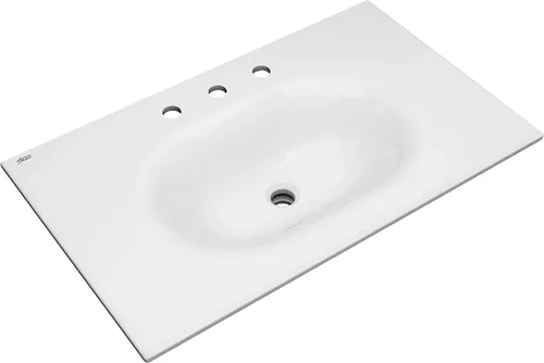 Vista 13 de American Standard 1297008.020 Studio S 24 - Fregadero de tocador - Centro de 8 pulgadas, color blanco
