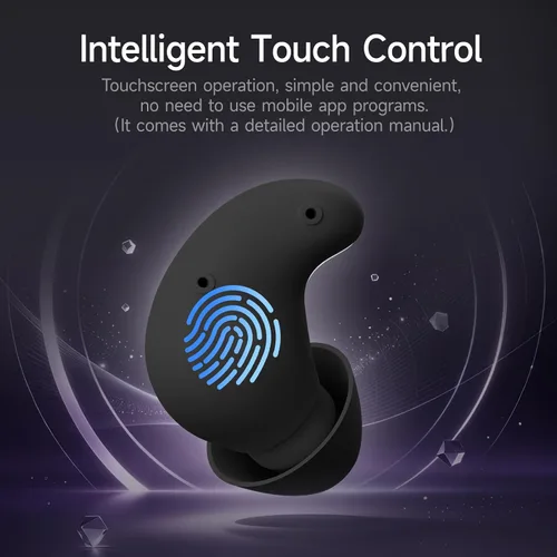Vista 4 de esonstyle Auriculares de sueño ANC con cancelación de ruido para personas Negro