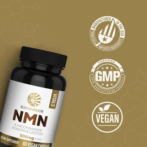 Vista 6 de NMN Supplement Capsules 500mg NMN Nicotinamide Mononucleotide 30 Servings