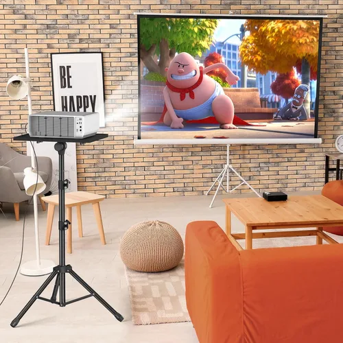Vista 2 de Facilife Trípode para proyector, trípode para laptop, altura ajustable, de 22 a 47 pulgadas, soporte de trípode para proyector, trípode