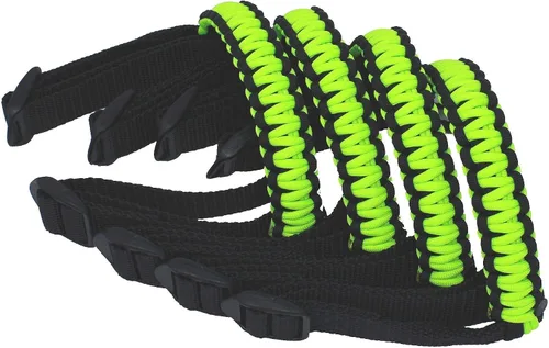 Vista 26 de BubbasGarageTv - Asas de agarre Paracord para Jeep Wrangler JL y Jeep Gladiator JT (negro)