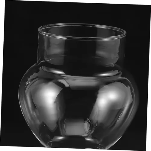 Vista 6 de Pantalla de lámpara de queroseno transparente Lámpara de aceite transparente de cristal de la chimenea de la lámpara de aceite de la pantalla