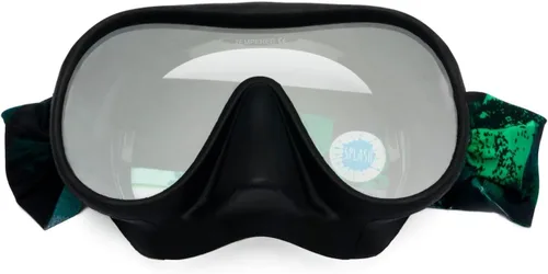 Vista 16 de Splash Place Máscara de natación para adultos con correa de tela Gafas de natación para adultos con cubierta para la nariz, hipoalergénicas,