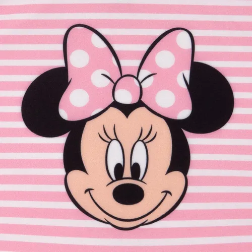 Vista 4 de Disney Minnie Mouse - Conjunto de traje de baño con camiseta de neopreno y parte inferior de bikini, tallas de recién nacido a niño grande