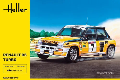 Vista 3 de Heller Kit de construcción de modelos de coche Renault R5 Turbo