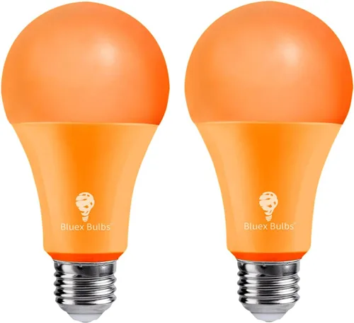 Vista 7 de Bluex Bombillas 6 Pack A21 LED Luz Negra, 16 W (equivalente a 120 W) E26 Luz Negra Nivel 385-400nm, Pintura Corporal, Luz LED de Fiesta que Brilla