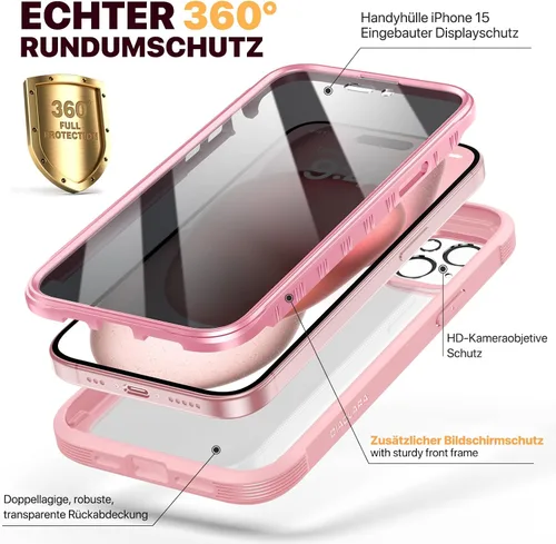 Vista 1062 de DIACLARA - Funda transparente compatible con iPhone XR 6.1 pulgadas 2018