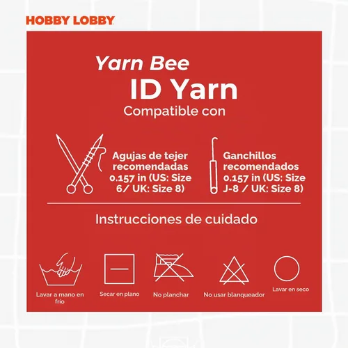 Vista 5 de Hilo Bee 4 - Mediano – Rollo Suave – 164 Yardas de Hilo de Algodón Mercerizado para Tejer Mantas, Sombreros y Más – Suministros para Artesanías Beige
