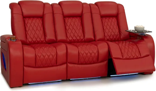 Vista 97 de Seatcraft Asientos de cine en casa Virtuoso LT Tawny Single reclinable Leonado