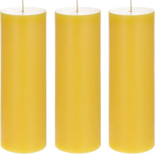 Vista 15 de Mega Candles 1 vela perfumada de citronela sólida, vela de cera vertida a mano de 2 x 3 pulgadas, uso en interiores y exteriores, campamento