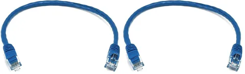 Vista 50 de Monoprice - Cable de red Ethernet Cat6 0.5 pies 24AWG 550MHz UTP de cobre desnudo, negro
