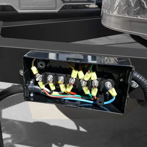 Vista 8 de Nilight - 50048R Caja de Conexiones Eléctrica de 7 Vías para Remolque, Conector de Cable para Remolque de 7 Terminales, Caja de Conexiones