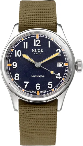 Vista 2 de KUOE Old Smith 90-002, Automatic NH35 Movement, Navy Dial, Replacement Belt Included