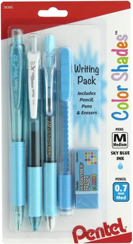 Vista 3 de Pentel Paquete de Escritura Color Shades - Negro (BLBKALZBPA)