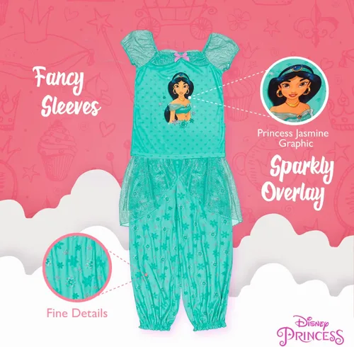 Vista 4 de Disney Conjunto de pijama para niña