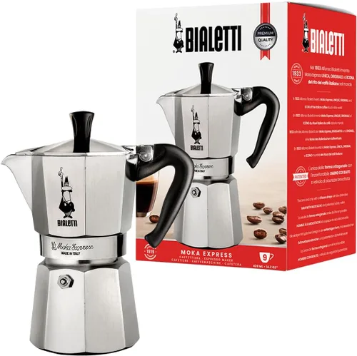 Vista 14 de Bialetti - Moka Express: Cafetera de espresso sobre estufa icónica, prepara auténtico café italiano, olla de moka 1 taza (2 Oz - 60 Ml), aluminio