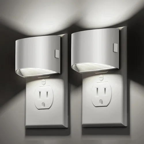 Vista 11 de L LOHAS LED Las luces nocturnas se enchufan en la pared con 3CCT ajustable, luz nocturna de 1W (1600K/3000K/5000K), 1W Nightlights Plug in Wall