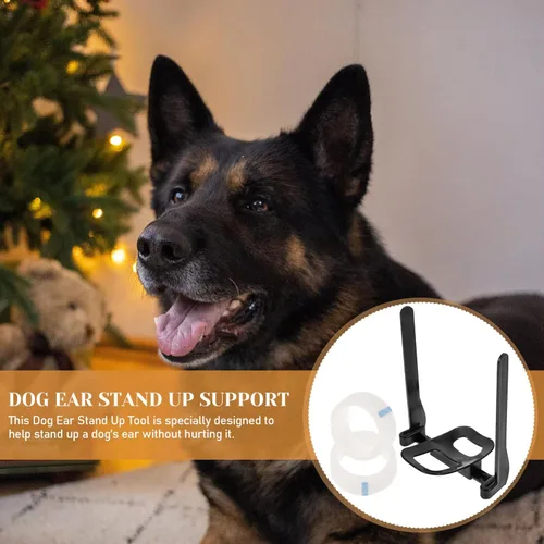 Vista 7 de GANAZONO - Kit de publicación de orejas de perro, herramienta de pie para orejas de cachorro con soporte de plástico flexible y cintas de 5.51