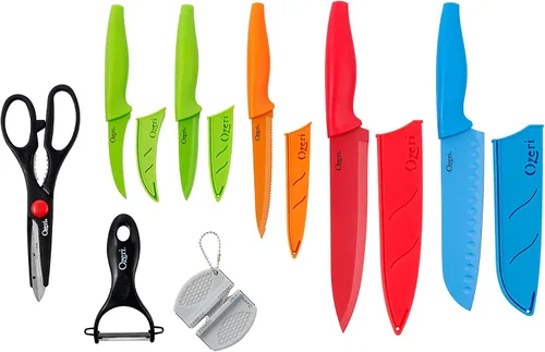 Vista 3 de Ozeri Elite Chef - Juego de 17 piezas de cuchillos y tabla de corte de acero inoxidable