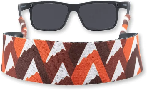 Vista 2 de Carson Correa de retención de gafas de neopreno para gafas de sol y gafas, naranja volcán (ER-70ORW)