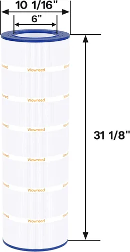 Vista 2 de Filtro de piscina compatible con CC150, Clean & Clear 150, CCRP150, PAP150, R173216, C-9415, FC-0687, 160317, 150 pies cuadrados, 1 paquete