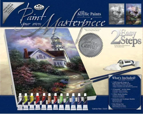 Vista 3 de Royal & Langnickel Pinta tu propio juego de pintura de obra maestra, Cape Elizabeth