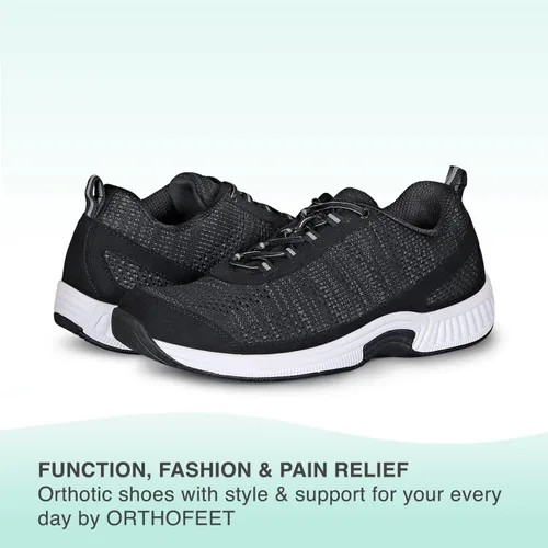 Vista 6 de Orthofeet Men's Orthopedic Knit Lava Sneakers