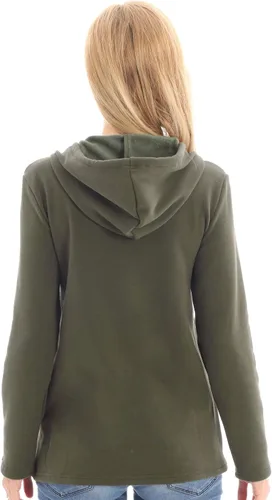 Vista 47 de Bearsland - Sudadera de lactancia y maternidad para mujer, con bolsillos y capucha