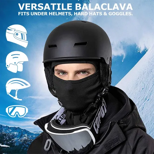 Vista 5 de Headshion Pasamontañas refrescantes para hombres y mujeres, verano, paquete de 2 polainas para el cuello, bandana, diadema, máscara de esquí, forro