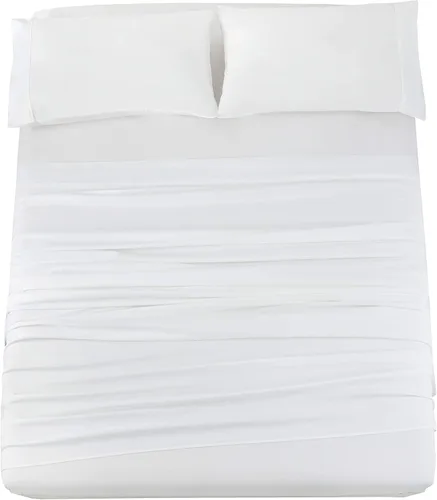 Vista 7 de Mohap Juego de sábanas de 3 piezas, microfibra cepillada de 1800 hilos - Ropa de cama lujosa, suave y transpirable para todas las estaciones