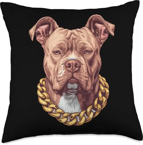 Vista 5 de Elegante almohada americana con collar de cadena dorada