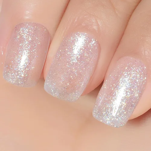 Vista 15 de YTD Likomey Esmalte de uñas de gel azul gelatina, 49.2 ft, translúcido transparente de pigmento fino, gel de uñas UV, manicura y pedicura