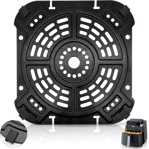 Vista 8 de Sartén para freidora de aire para freidora de aire Ninja Crispi FN101GY, placa de repuesto para freidora de aire, accesorios con parachoques