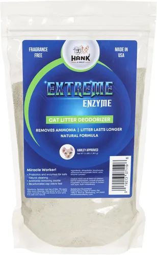 Vista 5 de Extreme Enzyme, eliminador de olores de arena CAT. Polvo desodorizante de triple acción con enzimas naturales, removedores de amoníaco y bicarbonato