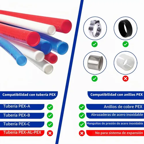 Vista 9 de Caja de salida de lavadora PEX-B con pararrayos de martillo de cobre, entrada 1/2 pulgada PEX-B Crimp Barb F1807 x Salida 3/4 pulgadas NH Rosca