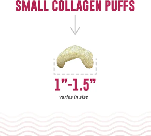Vista 4 de Icelandic+ Colágeno Puffs: Colágeno de res al horno con piel de bacalao, bolsa de 0.5 onzas, golosinas para gatos, bocadillos crujientes