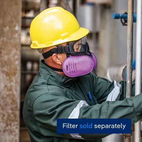 Vista 8 de Dräger X-plore 3500 Máscara respiradora de media cara, aprobada por NIOSH