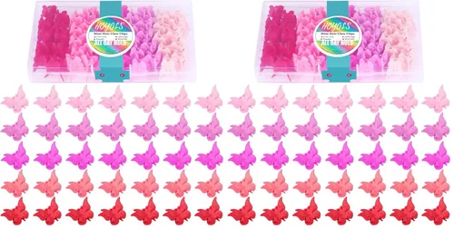 Vista 13 de Hoyols Pinzas de mariposa para adolescentes y adultos, accesorios de mariposas de los años 90 para mujeres, lindo clip de garra para el cabello