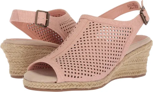 Vista 7 de Easy Street Stacy para mujer, Estampado de lino coloreado.