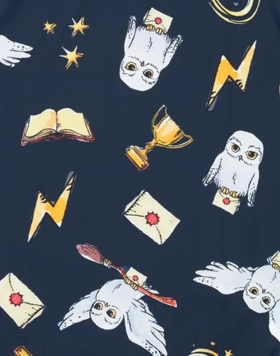 Vista 7 de Harry Potter Trajes de baño para niñas Hogwarts borgoña o azul marino Hedwig