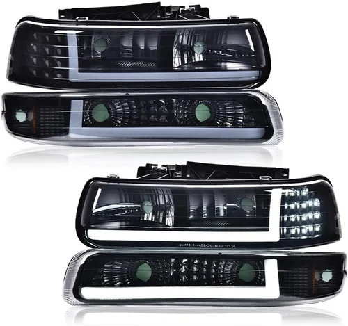 Vista 27 de CHEDA Conjunto de Faros Delanteros Faro Compatible con GMC Canyon/Chevy Colorado 2004-2012 Conjunto de Faros Luces de Parachoques