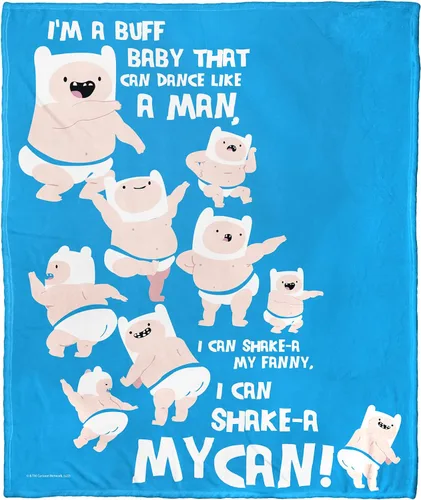 Vista 19 de Northwest Adventure Time - Manta de seda táctil, 50 x 60 pulgadas, Adventure Comic
