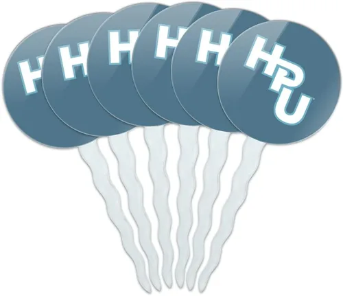 Vista 33 de Abilene Christian - Juego de 6 palillos para cupcakes con logotipo secundario