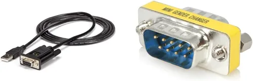 Vista 8 de StarTech.com Adaptador USB a Serial RS232 - DB9 Serial DCE Cable adaptador y cable de módem nulo serie RS232 de 10 pies - Cable de módem nulo - DB-9